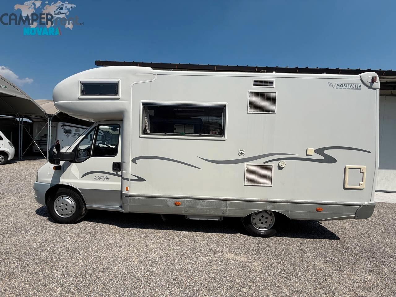 Mobilvetta ICARO S6 MANSARDATO COMPATTO 6 POSTI LETTO