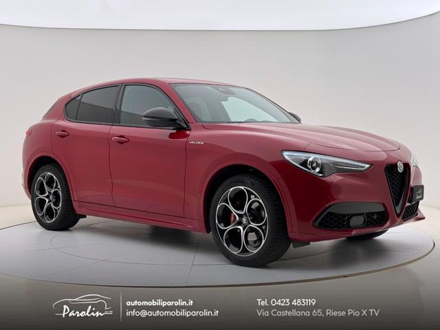 ALFA ROMEO Stelvio 2.0 Turbo 280 CV AT8 Q4 Veloce Harman-pelle Rossa