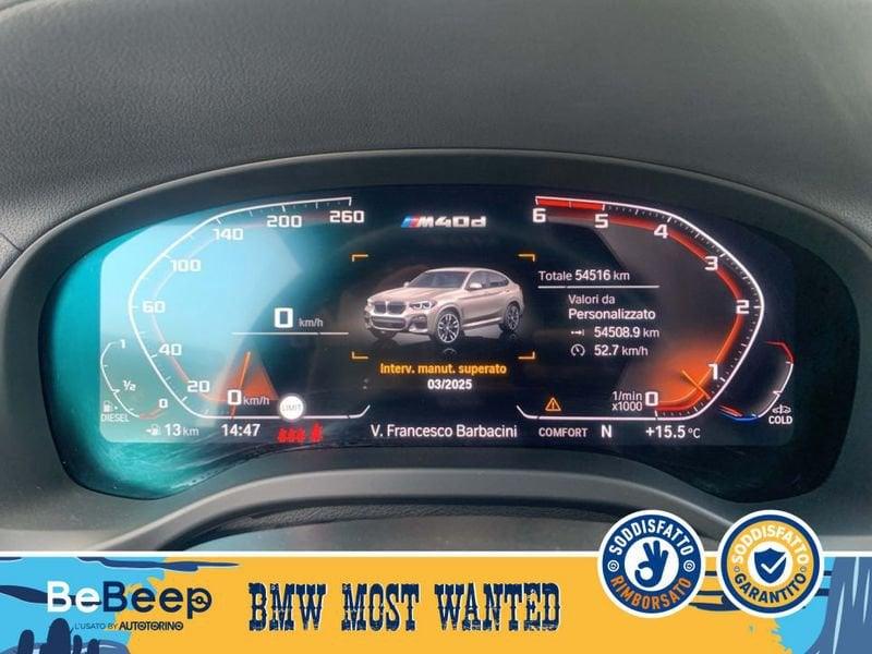 BMW X4 XDRIVE M40D MHEV 48V AUTO