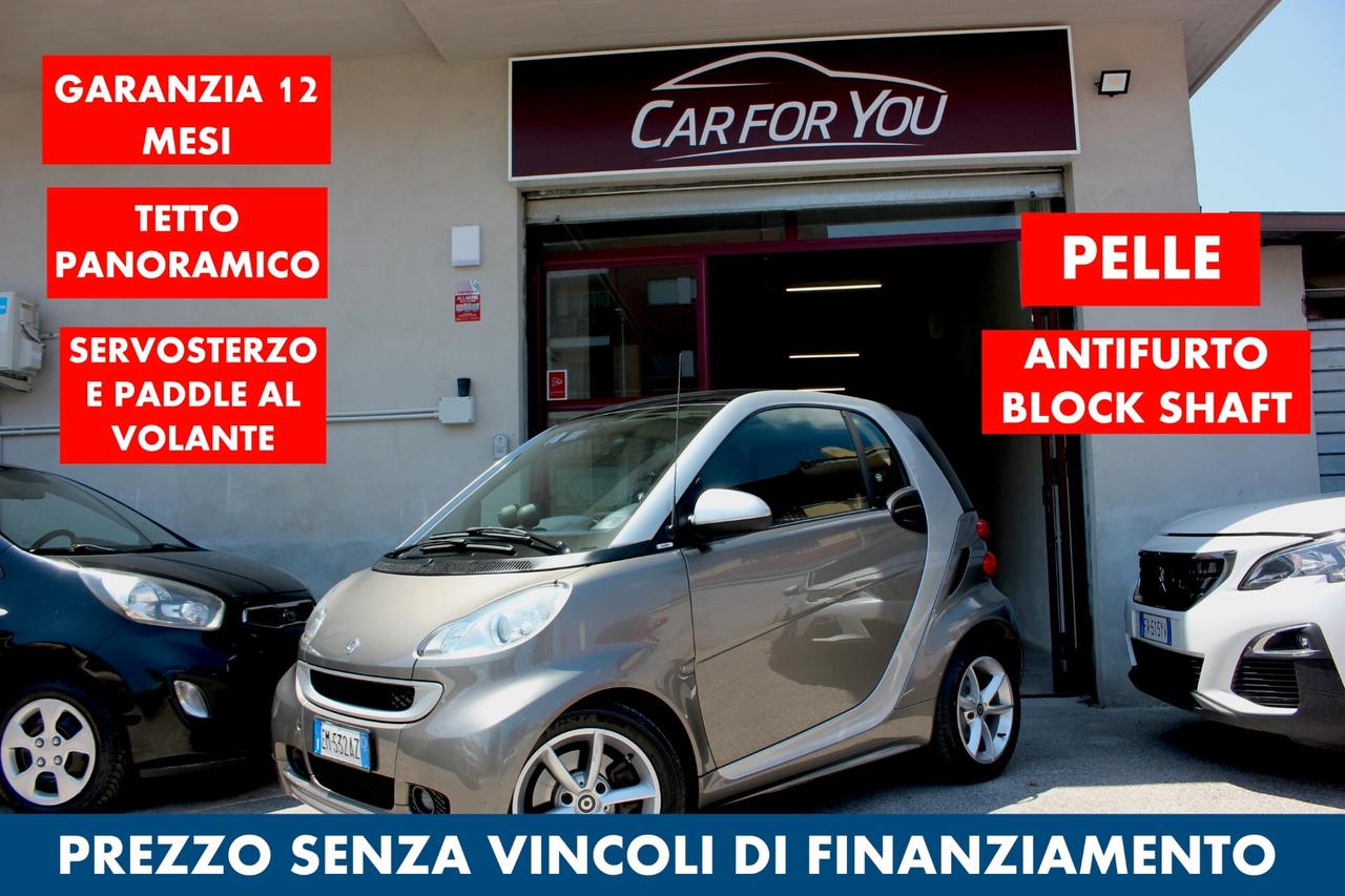 smart forTwo *PREZZO VERO* 1.0 Pulse 71cv SERVOSTERZO MIX PELLE PADDLE TETTO GARANZIA 12 MESI