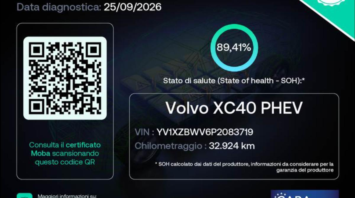 VOLVO Xc40 T4 Recharge Plug-In Hybrid Automatico Core N-1