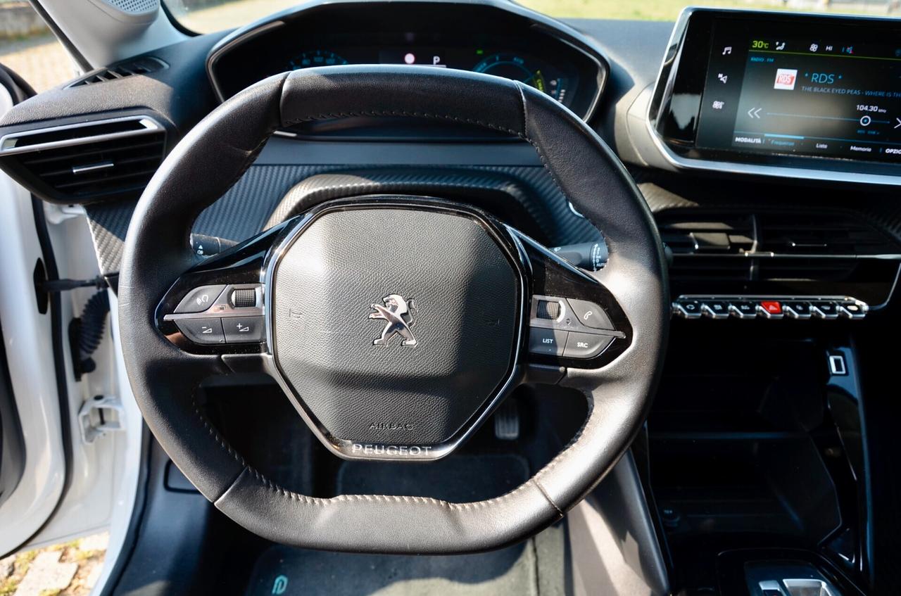 PEUGEOT E-208 ACTIVE PACK 100kW, UFF ITALIANA, TAGLIANDI PEUGEOT, APPLE ANDROID, PERMUTE