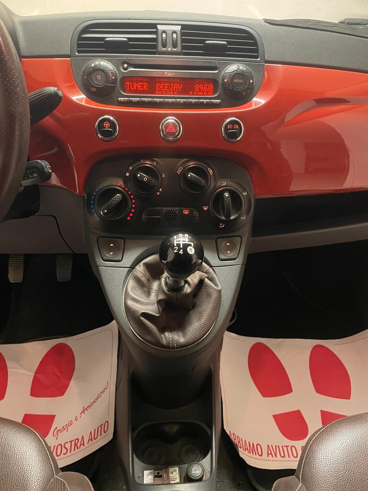 Fiat 500 1.3 MJT 75 CV Lounge Full PELLE EURO 4 FRIZIONE CATENA TAGLIANDATA