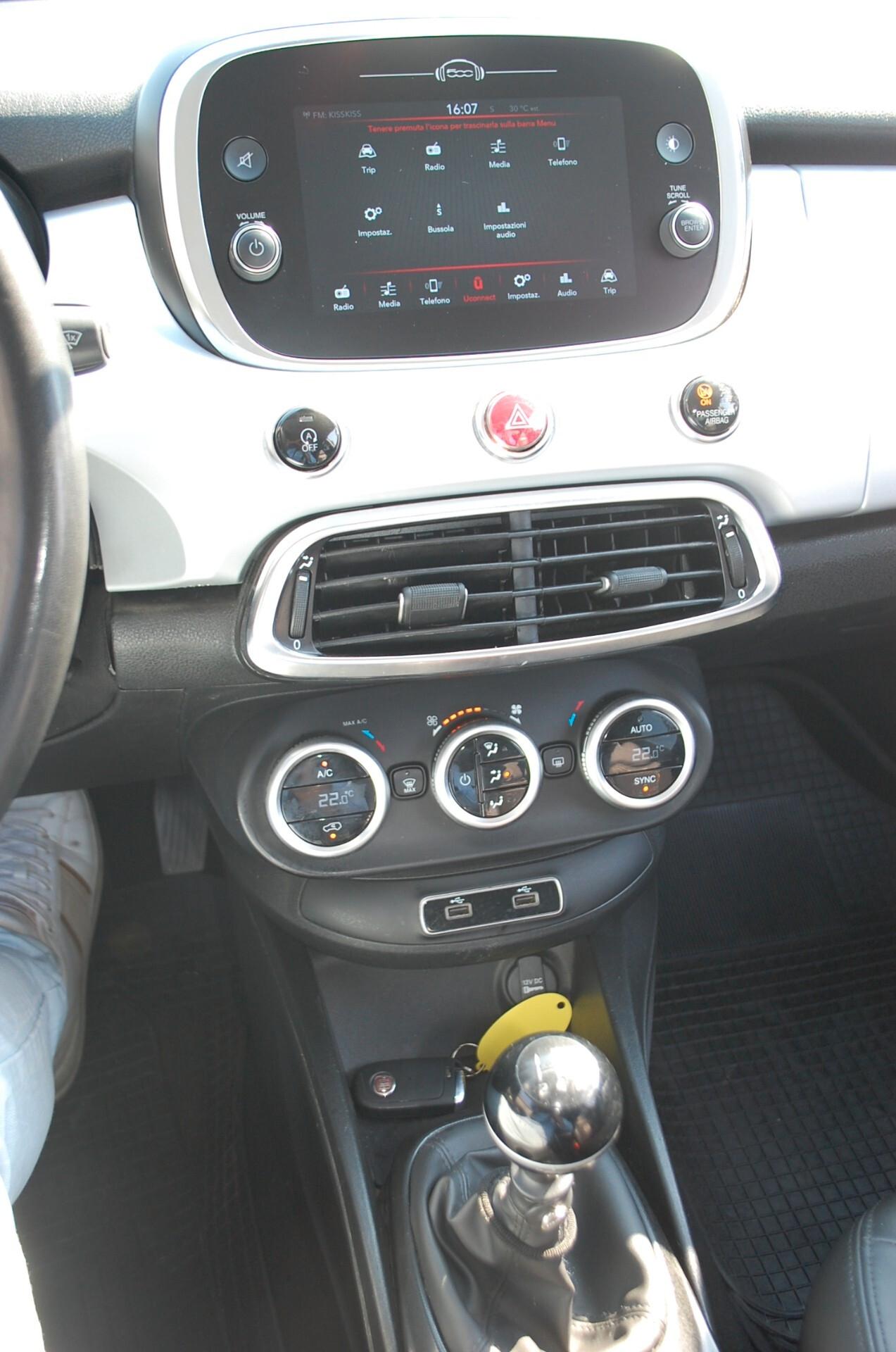 Fiat 500X 1.3 mjt Hey Google 95CV Uff Italy Led Clima USB