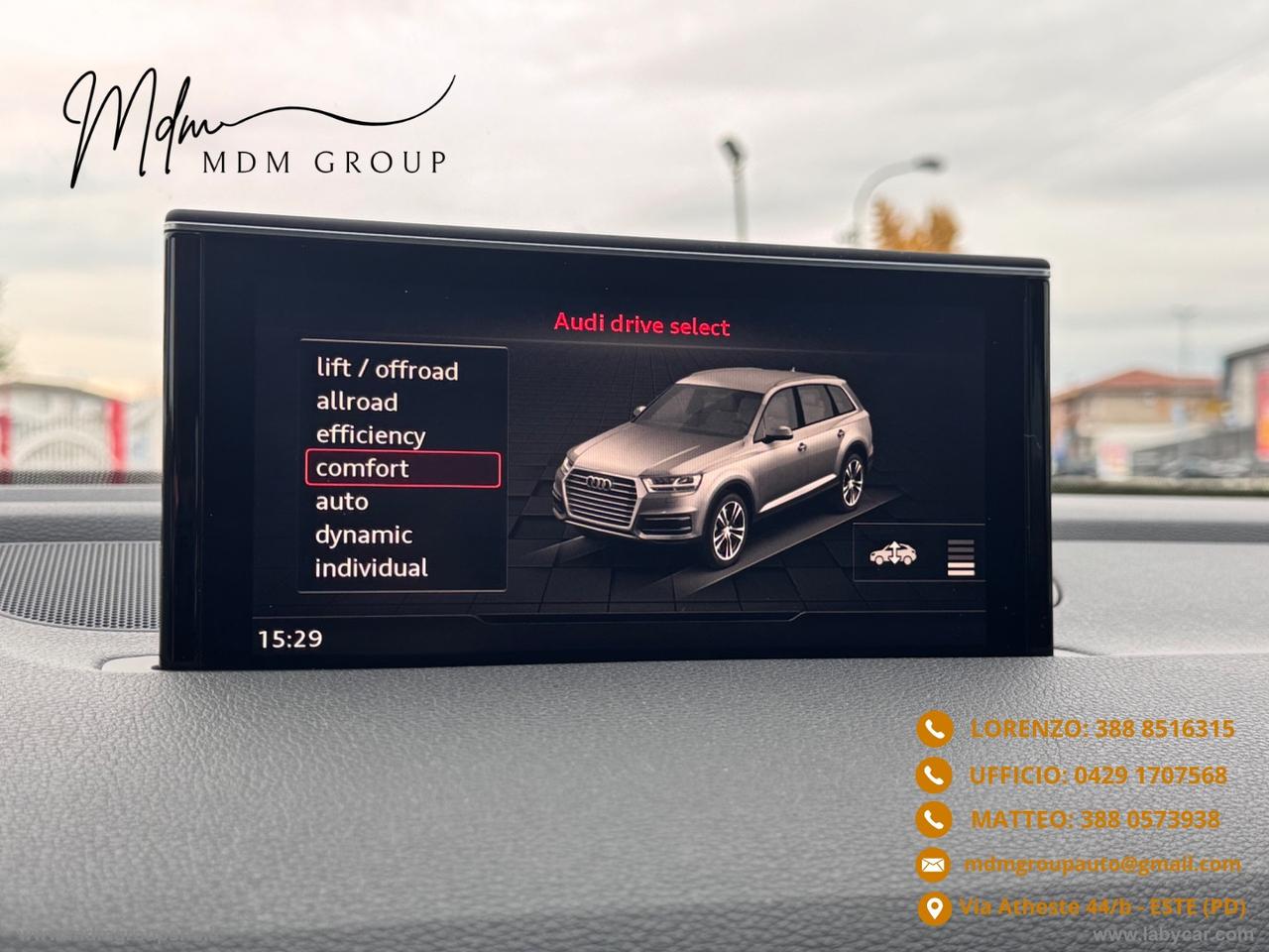 AUDI Q7 3.0 TDI 272 CV quattro 4RUOTE STERZANTI S-LINE PLUS