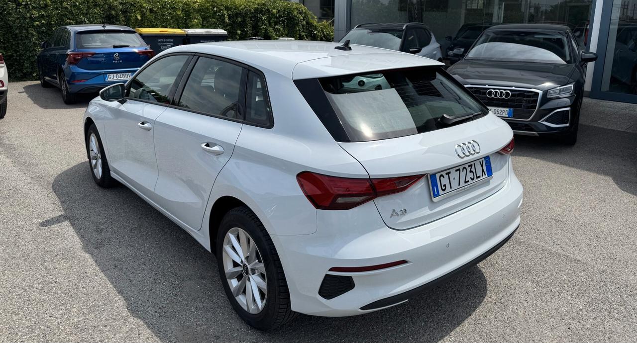 Audi A3 Sportback 30 2.0 tdi s-tronic / NO VINCOLI