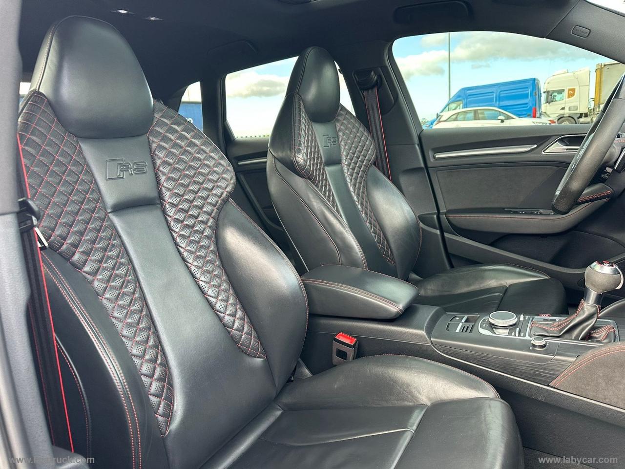 AUDI RS 3 SPB 2.5 TFSI quattro S tronic RS 2.5 BENZINA-400CV