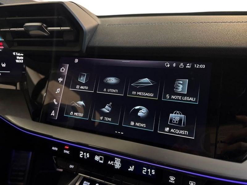 Audi A3 Sportback 35 2.0 tdi Identity Black s-tronic