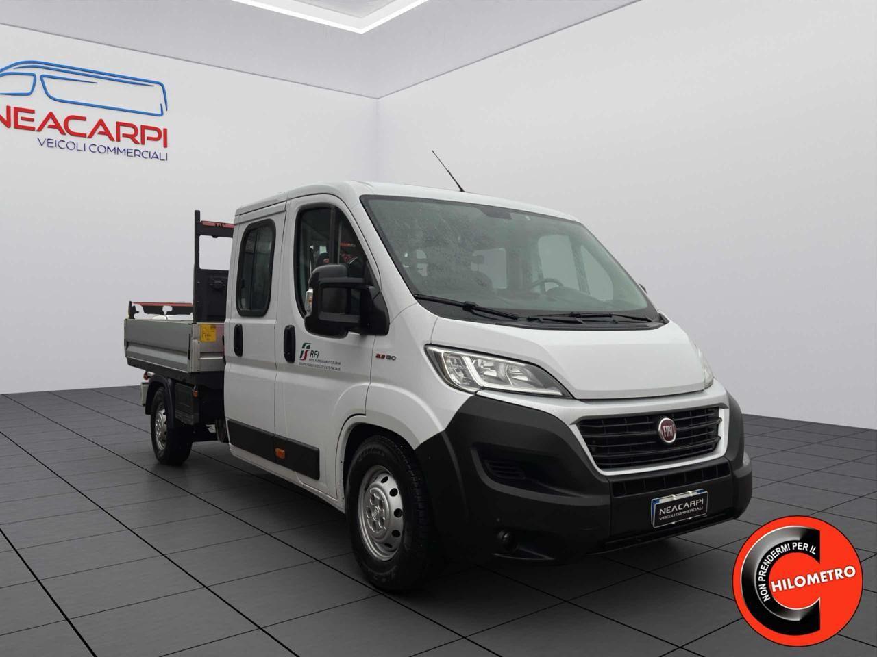 Fiat Ducato MAXI 2.3 MJT 130CV CASSONE GRU FASSI DOPPIA CABINA