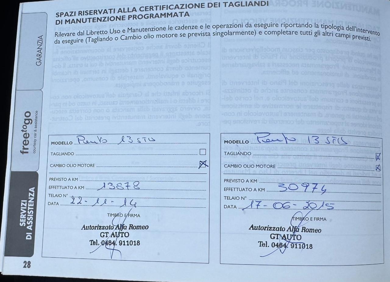 Fiat Punto 1.3 MJT II S&S 85 CV 5 porte ECO Lounge