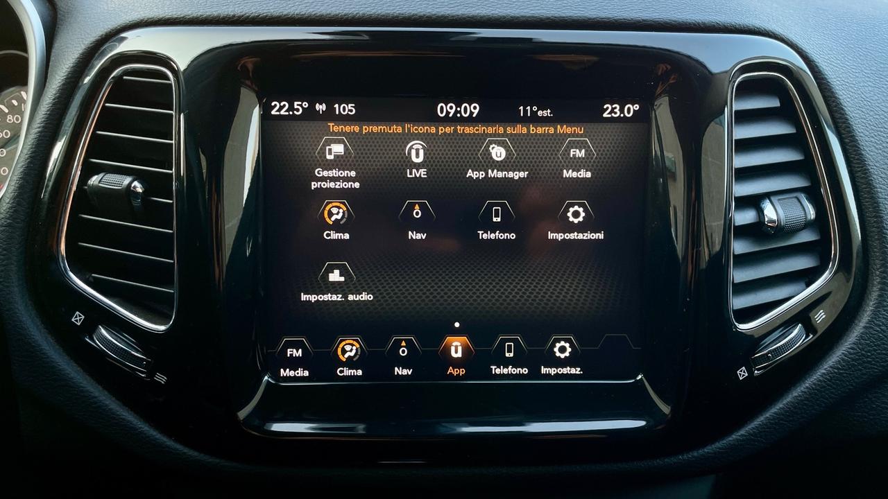 JEEP COMPASS 2.0 MULTIJET 4WD LIMITED 140CV - FULL LED, PELLE, NEOPATENTATI