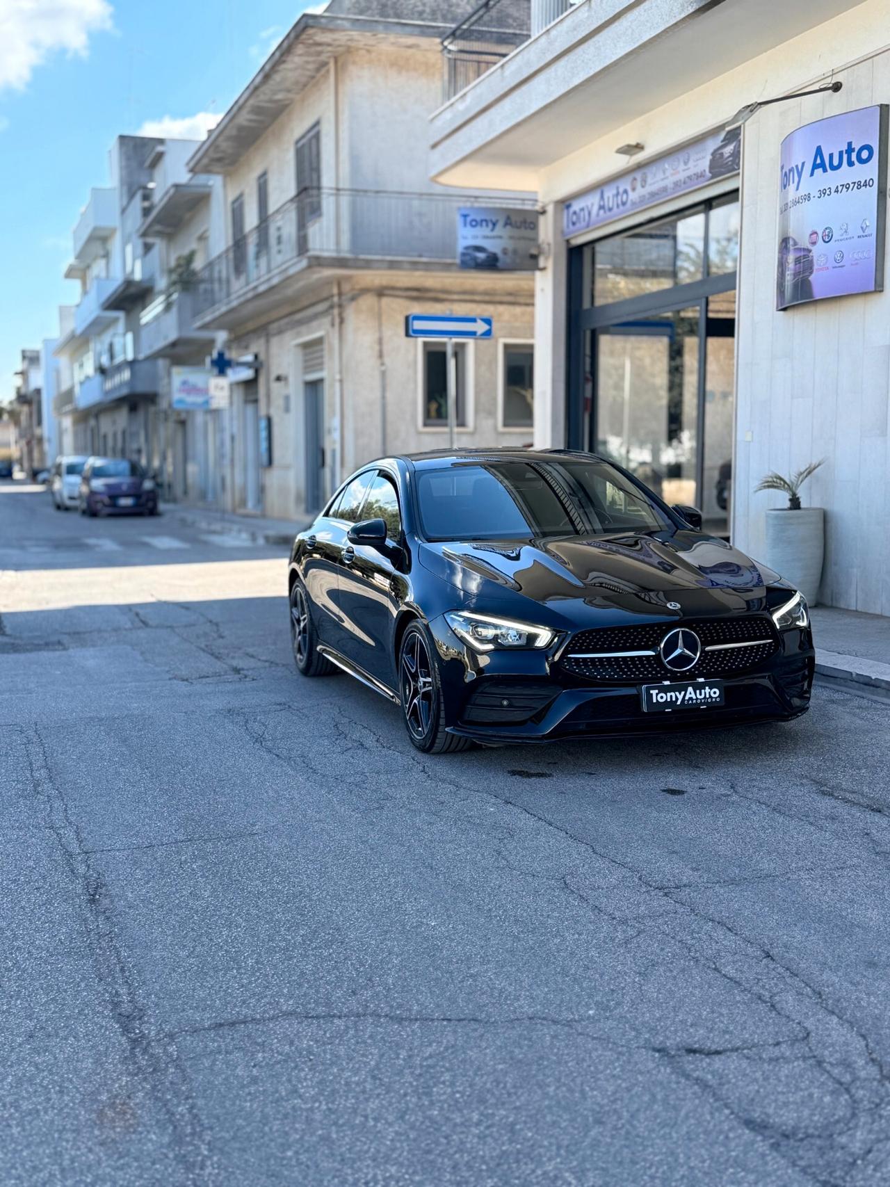 Mercedes-benz CLA 200 Coupe d 150 cv Premium auto AMG CON LUCI SOFFUSE,TELECAMERA,APPLE CARPLAY,VIRTUAL COCKPIT