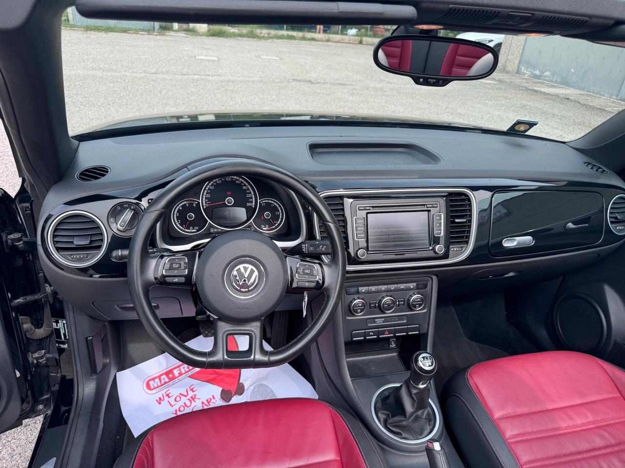 Volkswagen Maggiolino Cabrio 1.6 tdi Design 105cv UNICO PROPRIETARIO