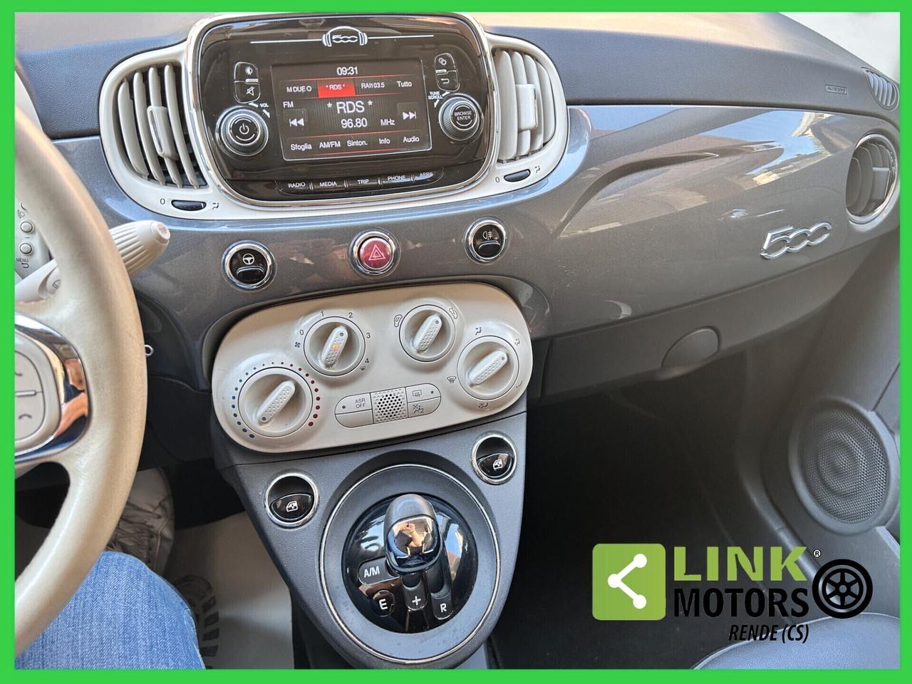 Fiat 500 1.2 Km 31.200 - Pelle Frau - 2016