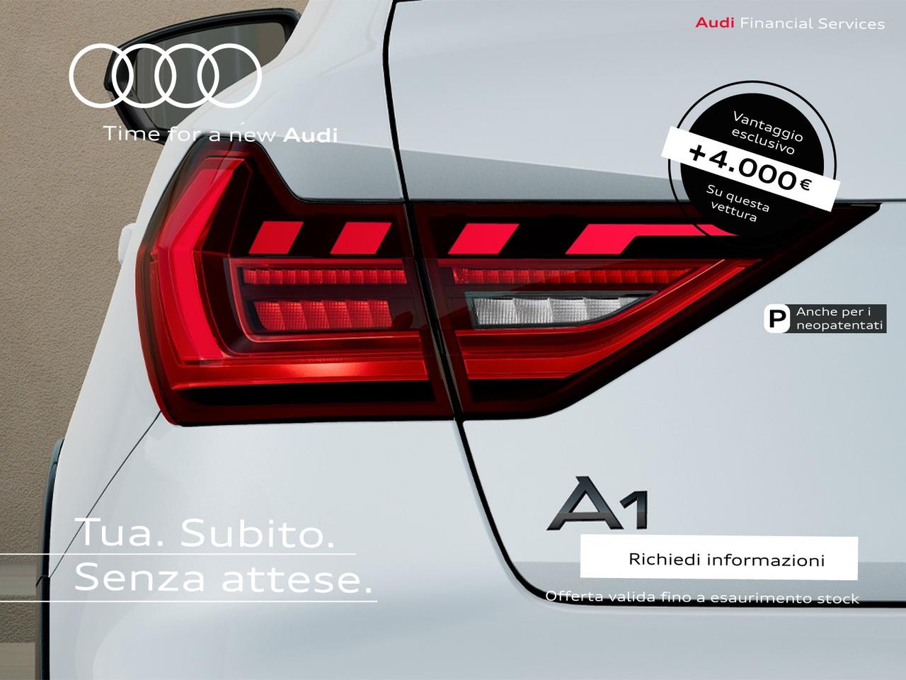 Audi A1 allstreet 30 1.0 tfsi identity contrast 116cv s tronic