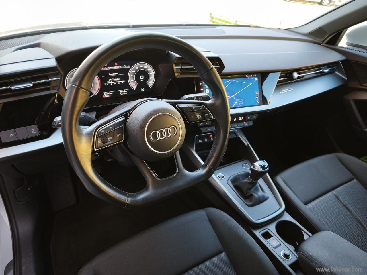 AUDI A3 SPB 30 TFSI S line edition UNIPRO*ITA*2021