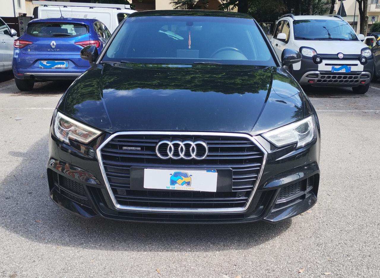 Audi A3 SPB 2.0 TDI 184 CV quattro S tronic S-Line