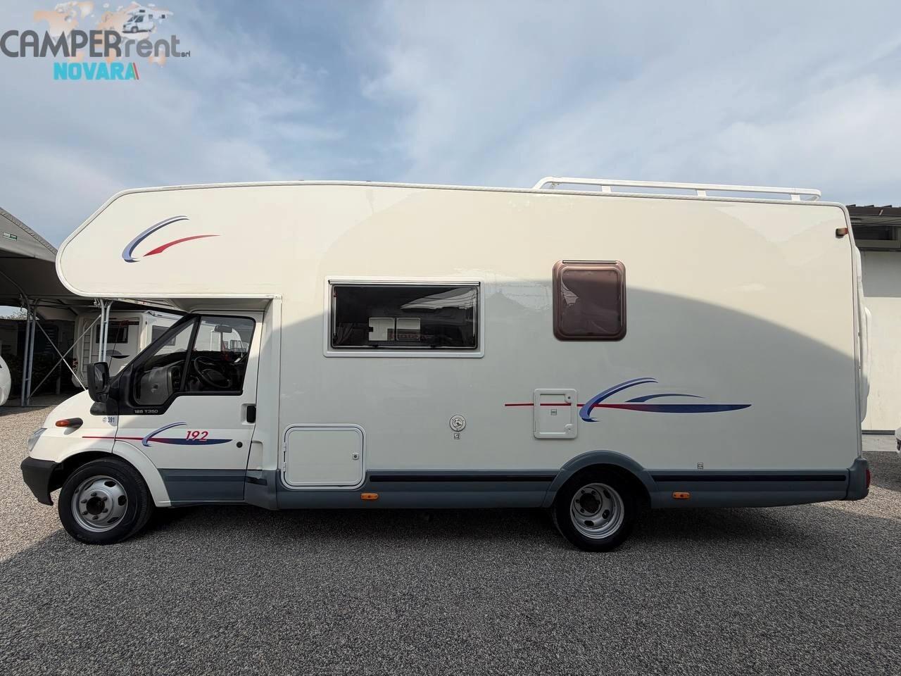 Challenger GENESIS 192 - LETTO MATRIMONIALE IN CODA E GARAGE