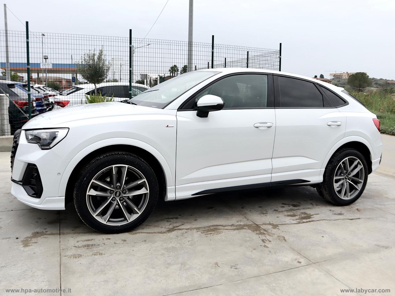 AUDI Q3 SPORTBACK 2.0TDI S-LINE LED NAVI PELLE CERCHI 19 RETROCAMERA