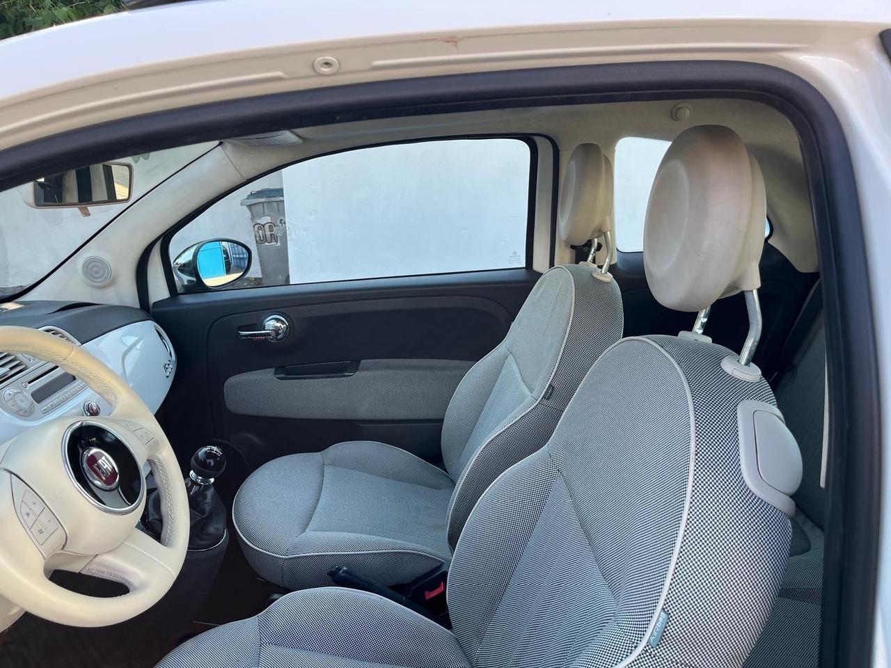 Fiat 500 Lounge 1.2 benz-tetto apri-2008