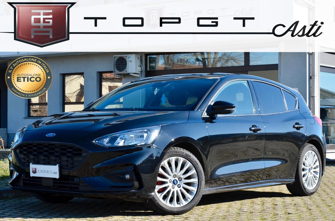 FORD FOCUS 1.0 ECOBOOST HYBRID ST-LINE X 155cv, UFF ITALIANA, SERVICE FORD, RETROCAMERA, APPLE ANDROID, PERMUTE