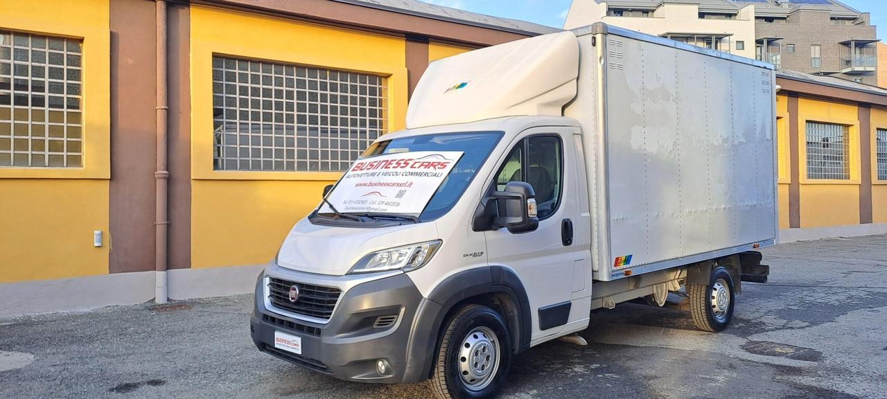 Fiat Ducato 2.3 MTJ 150 CV BOXATO CON SPONDA POSTERIORE PALFINGER KG. 400-MOTORE NUOVO