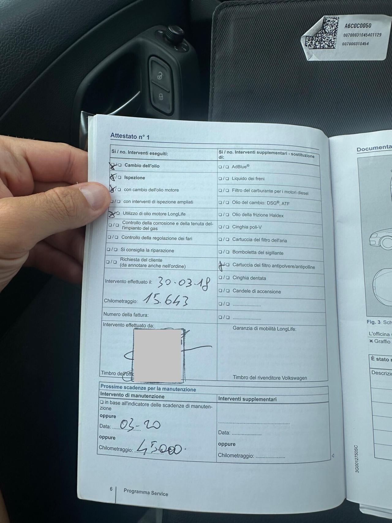 VOLKSWAGEN POLO 1,0 MPI-TAGLIANDI VOLKS-EURO 6