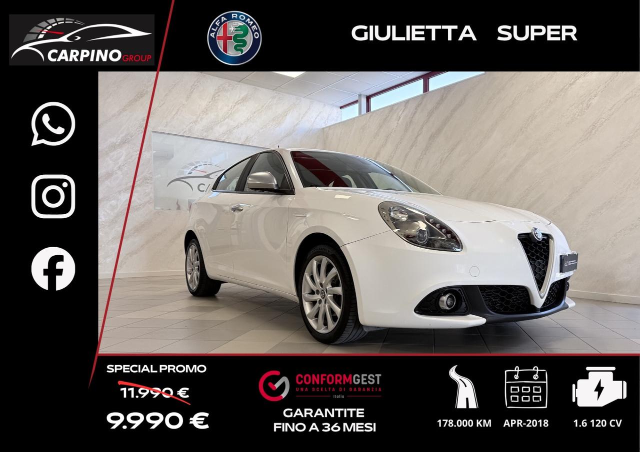 Alfa Romeo Giulietta 1.6 JTDm 120 CV Super