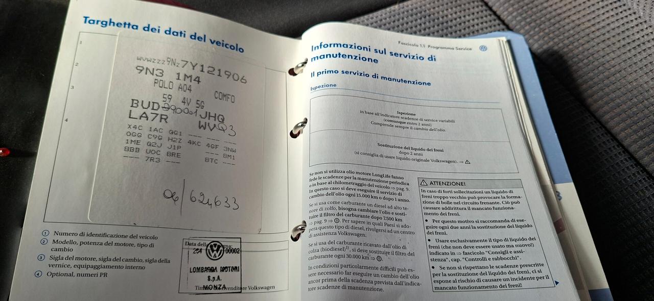 Polo 1.4/80CV 16V 5p. Comfortline X Neopatentati