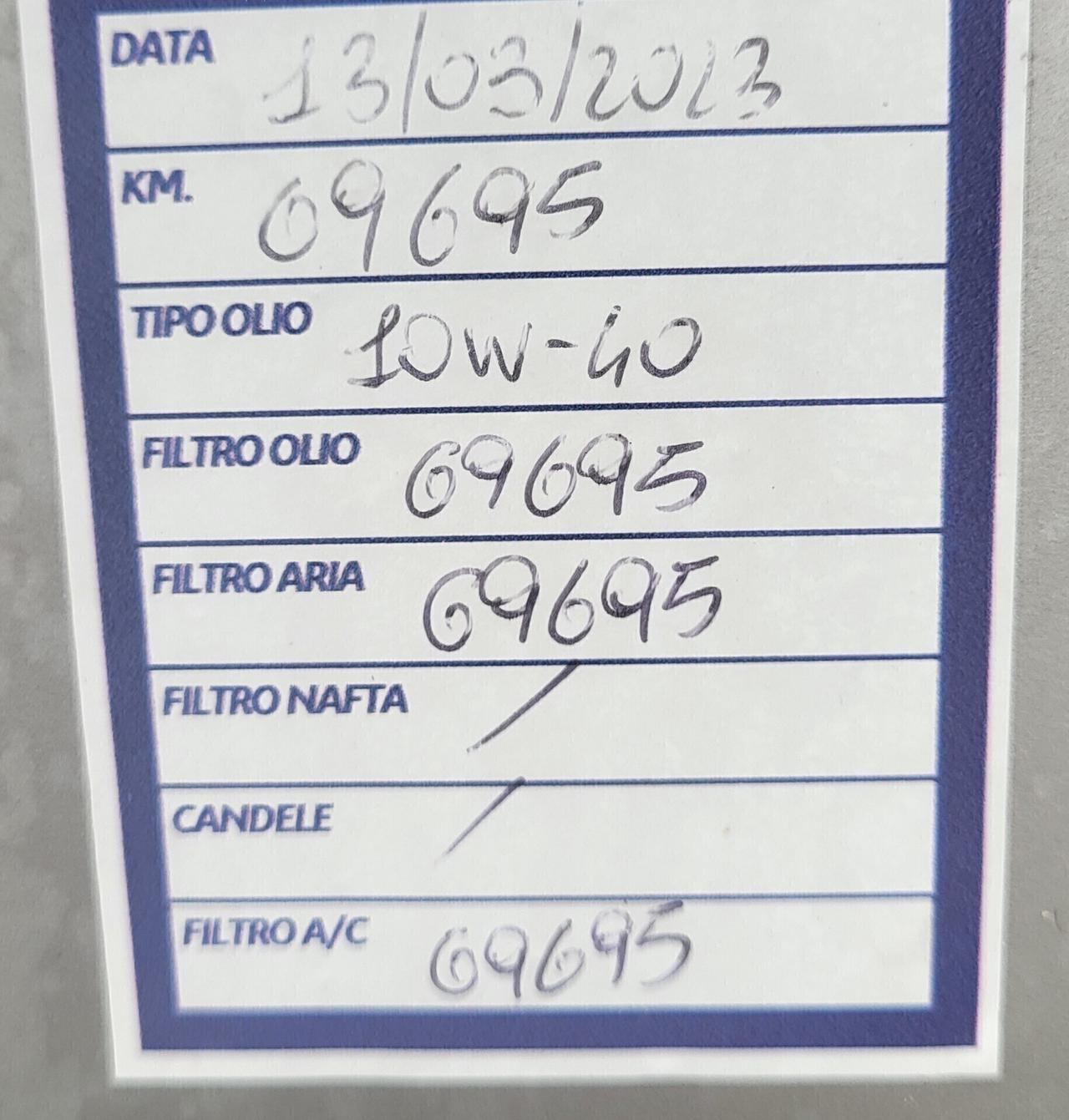 FIAT PUNTO EVO 1,2 GPL-UNICA PROPRIET-3 REVISIONI