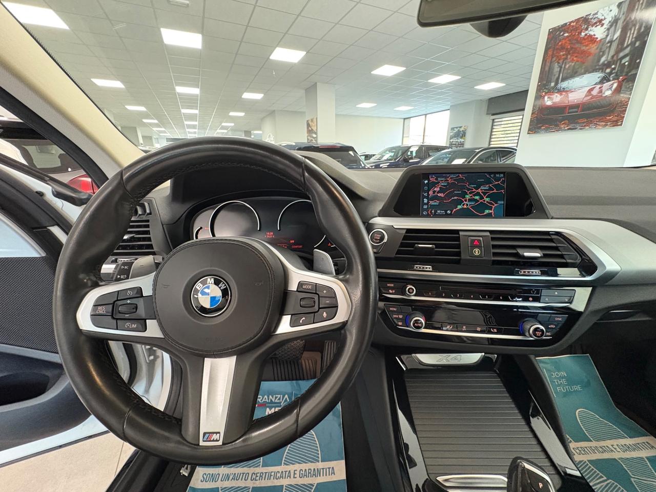 Bmw X4 xDrive 2.0 TDI 190cv anno 2019 km 134000