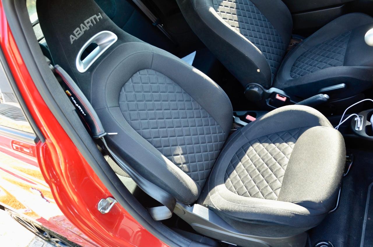 ABARTH F595 1.4 T-JET 165cv, UNICOPROPRIETARIO, SERVICE ABARTH, EURO 6D, ROSSO OFFICINA, RECORD MONZA, APPLE ANDROID, PERMUTE