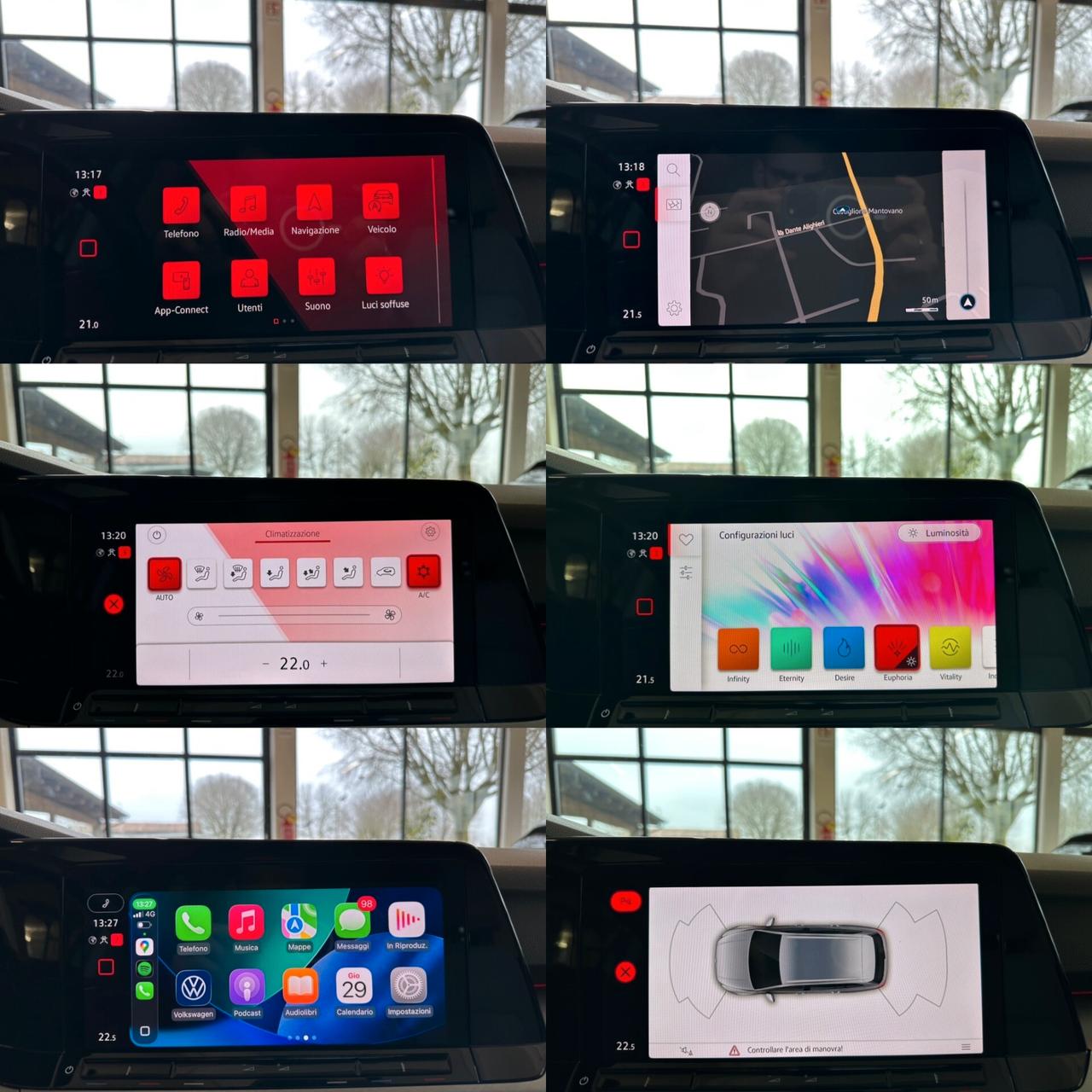 Volkswagen Golf Variant 2.0 tdi LIFE 115cv dsg LUCI AMB*CARPLAY*LED