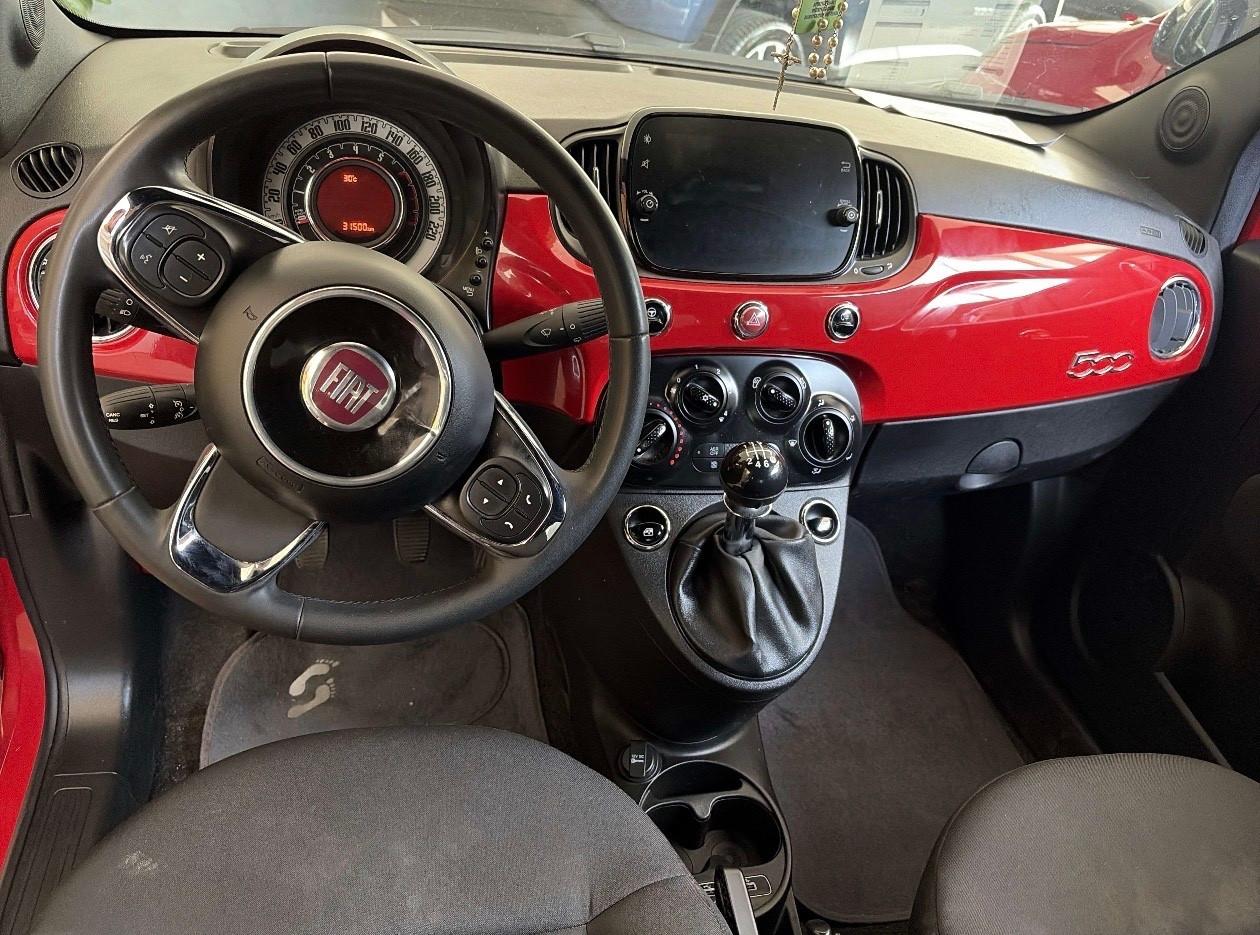 Fiat 500 1.0 Hybrid Red