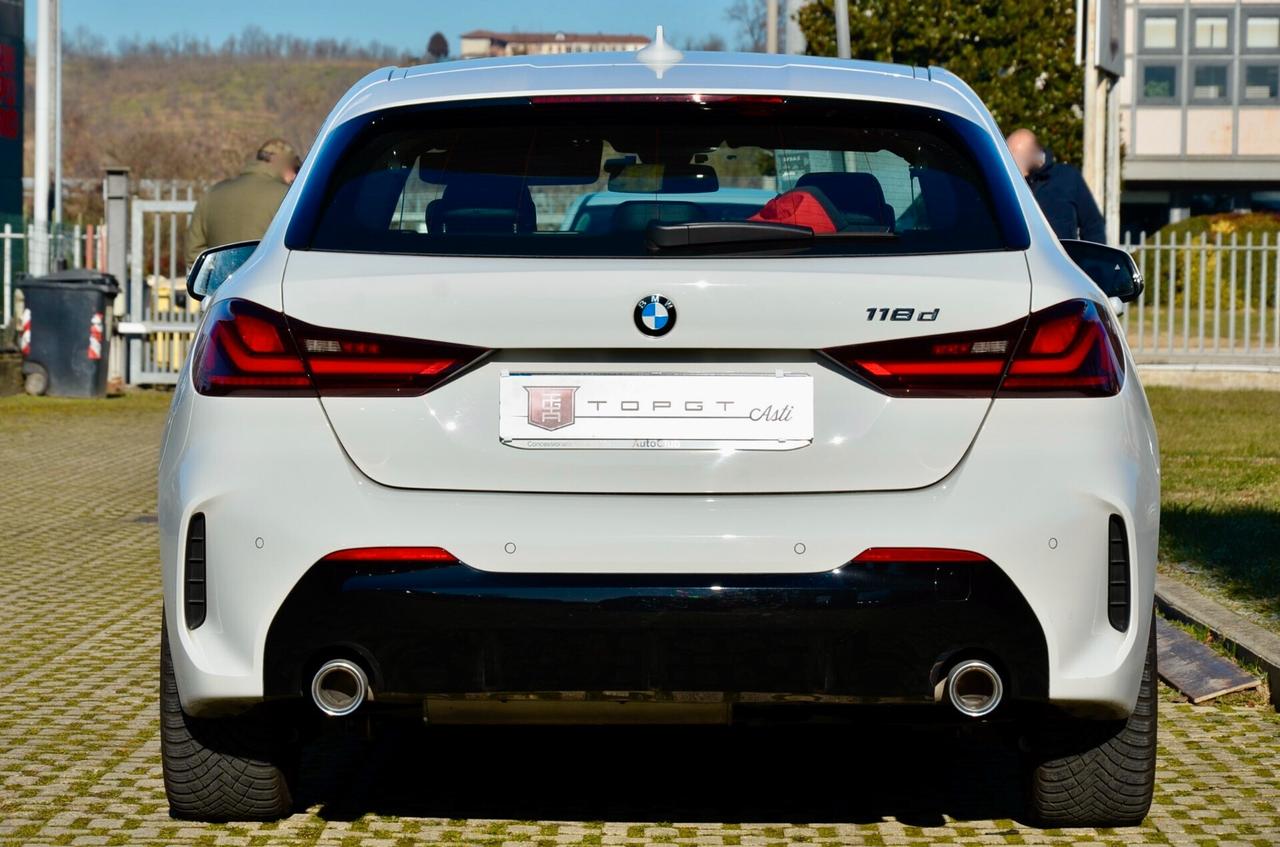 BMW 118d MSPORT AUTO 150cv, GARANZIA UFFICIALE BMW, PACCHETTO TAGLIANDI, UFFICIALE ITALIANA, EURO 6D, HI-FI PREMIUM, NAVI, PERMUTE