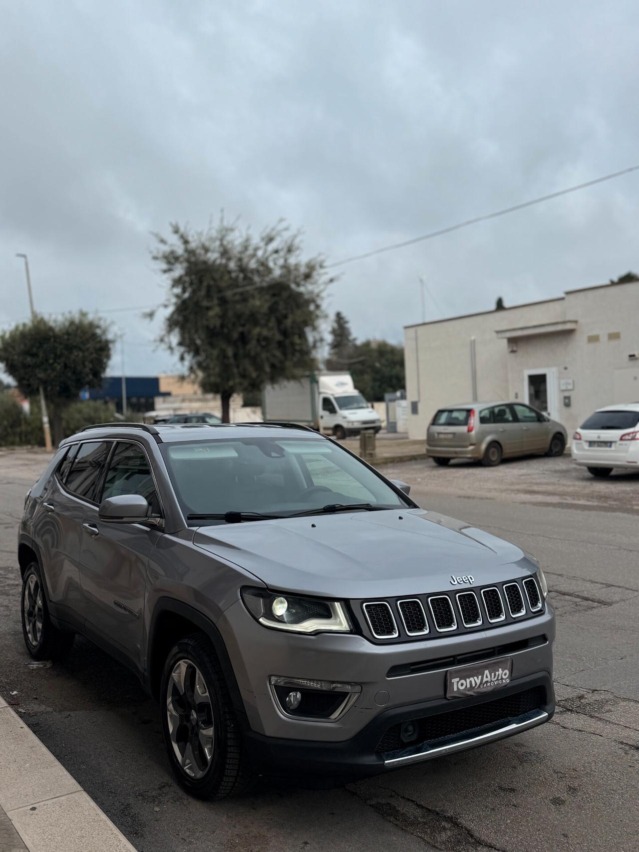 Jeep Compass 2.0 mjt Limited 4wd 140cv auto NAVI,BLUETHOOT,SENS.PARCHEGGIO,PELLE,FULL LED