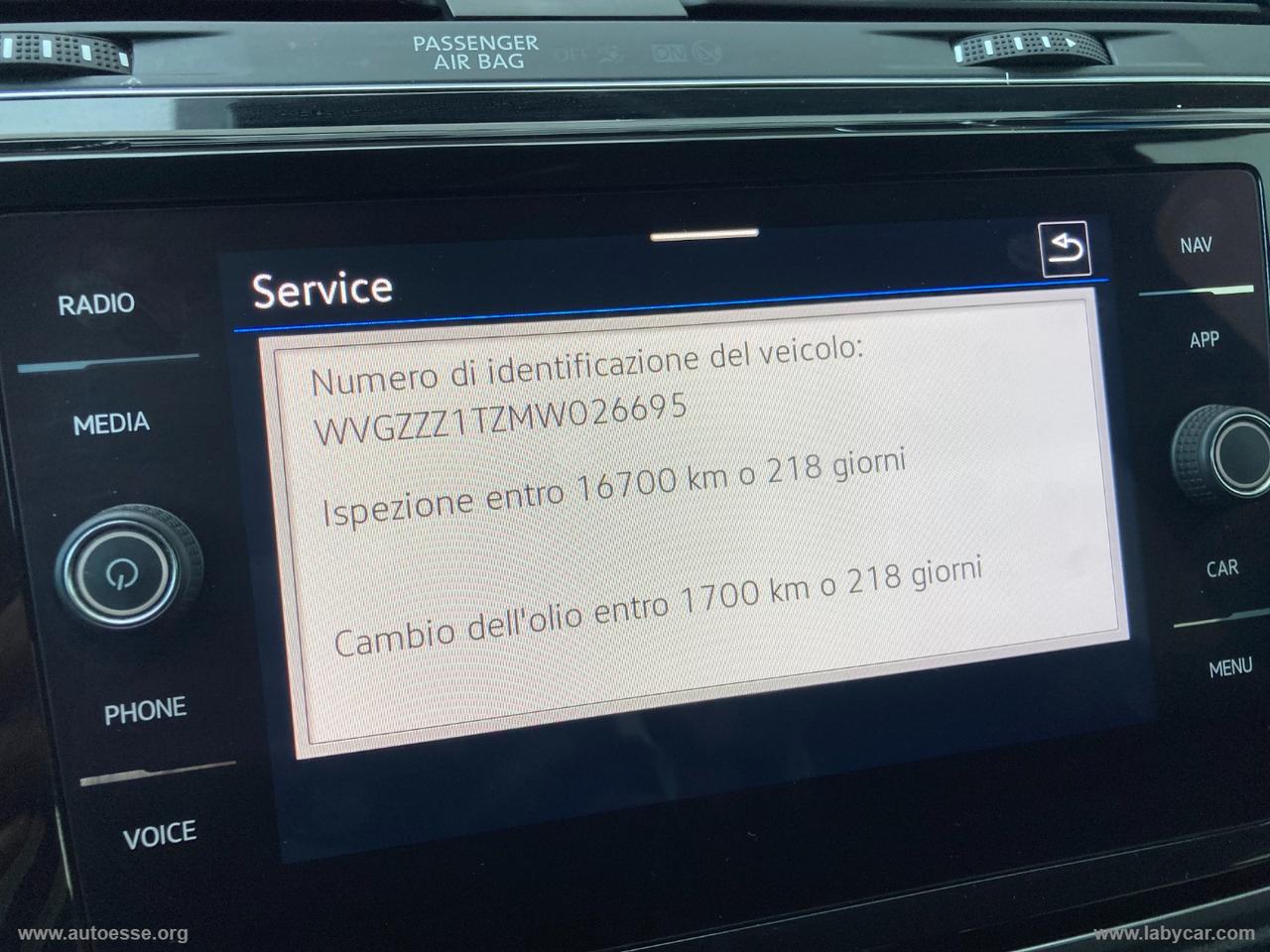 VOLKSWAGEN Touran 2.0 TDI 150 CV DSG Business BMT