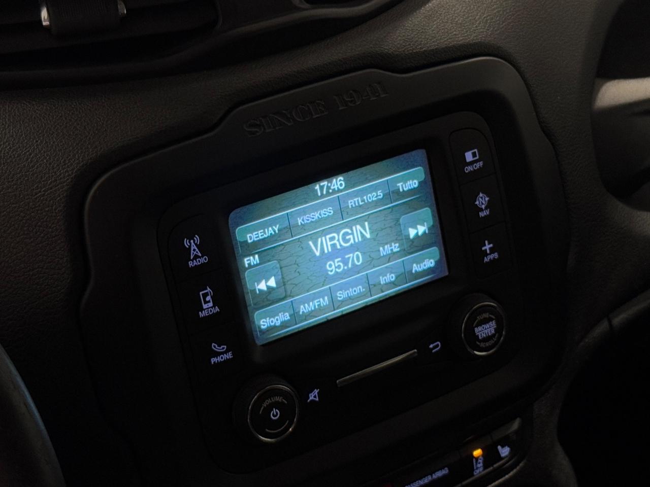 Jeep Renegade 1.6 Mjt SEDILI RISCALDATI, VOLANTE RISCALDATO!