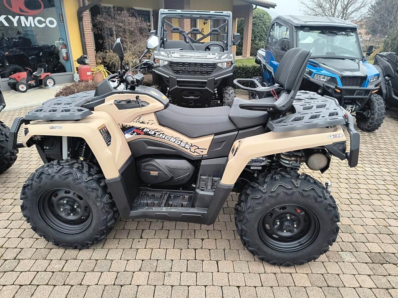 QUAD AODES ODES 850 PATHCROSS TARGA GIALLA