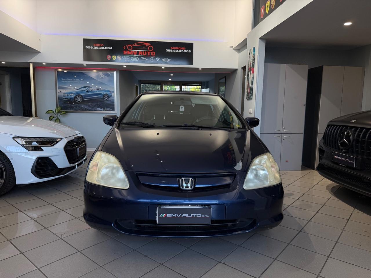 HONDA Civic 7a serie ('01'-'06') Civic 1.6 16V VTEC cat 3P ES (81 kw) Valore di listino: € 17300
