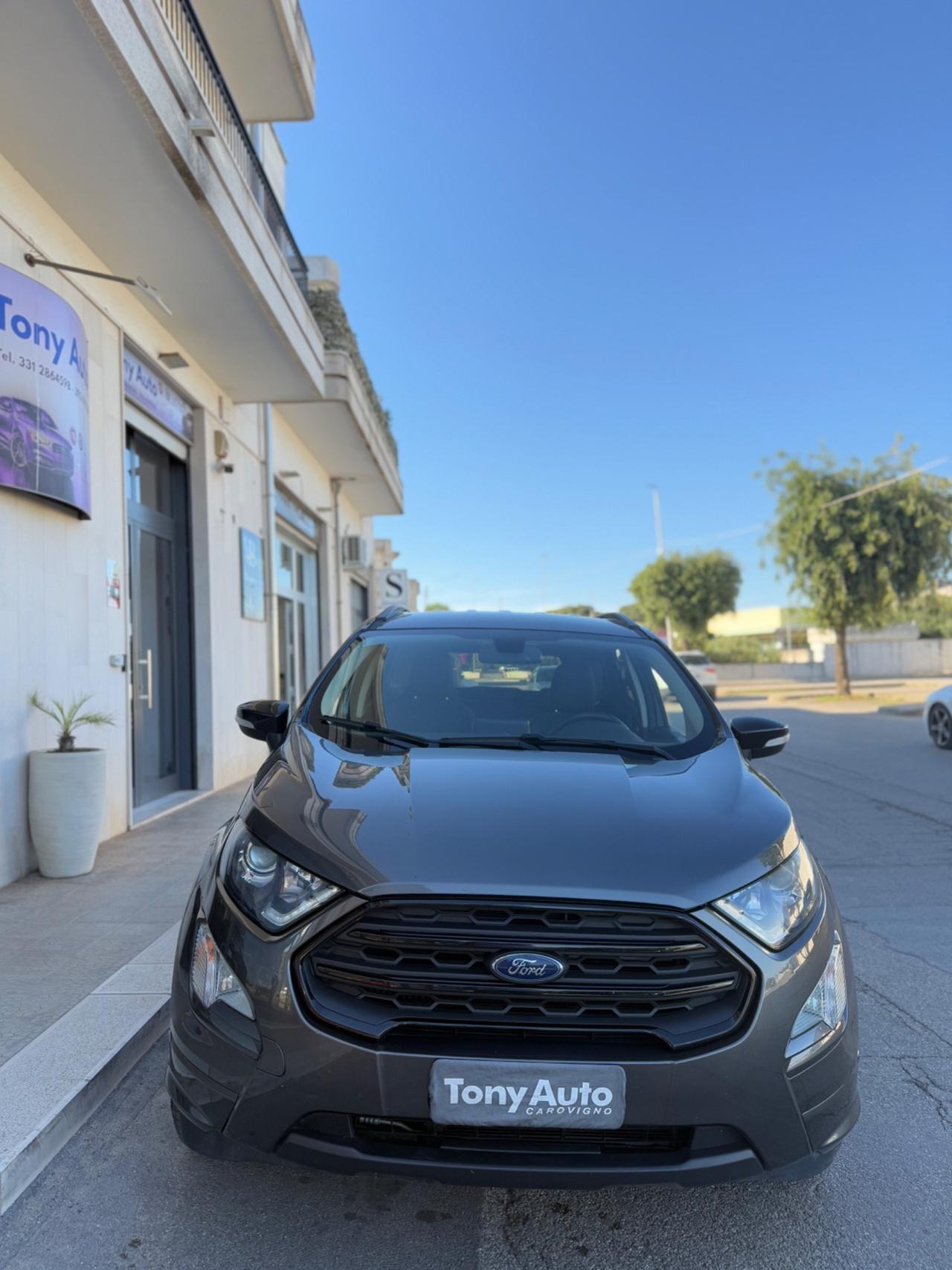 Ford EcoSport 1.0 ecoboost ST-Line NAVIGATORE,APPLE CARPLAY,FARI LED,INTERNI PELLE/ALCANTARA