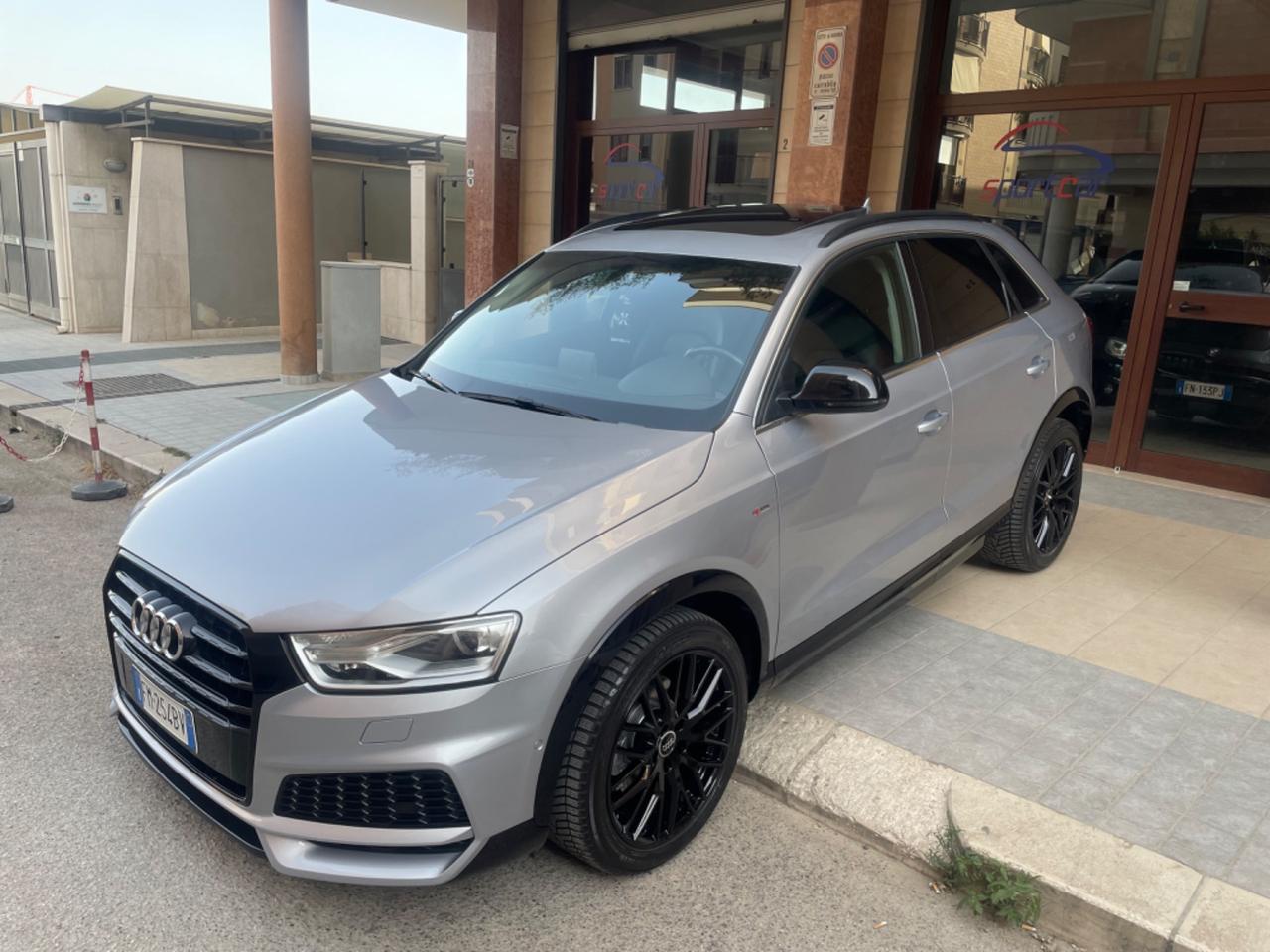 Audi Q3 2.0 TDI 150 CV SLINE COMPETITION TETTO NAVY PELLE XENO BOSE 19'