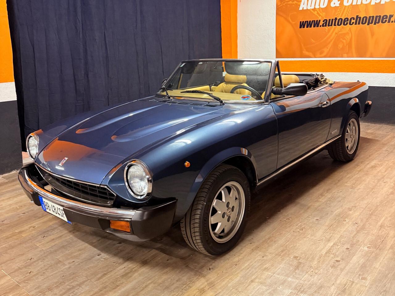 PAZZESCA FIAT 124 SPIDER EUROPA PININFARINA ISCRITTA ASI COME DA VETRINA.