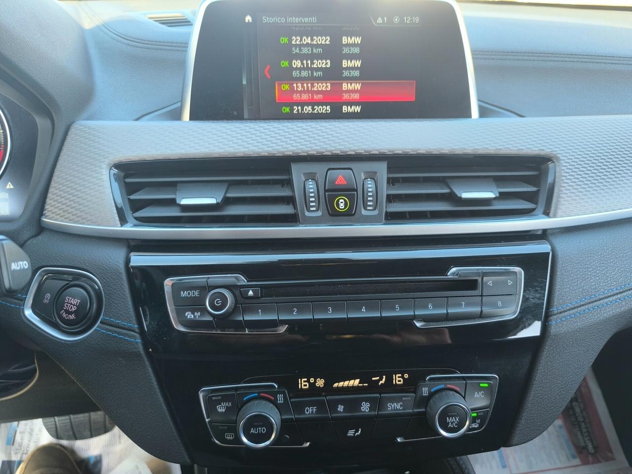 BMW X2 MSPORT S 2.0 DIESEL 09/2019 TAGLIANDI BMW NAV/TELECAMERA POST/