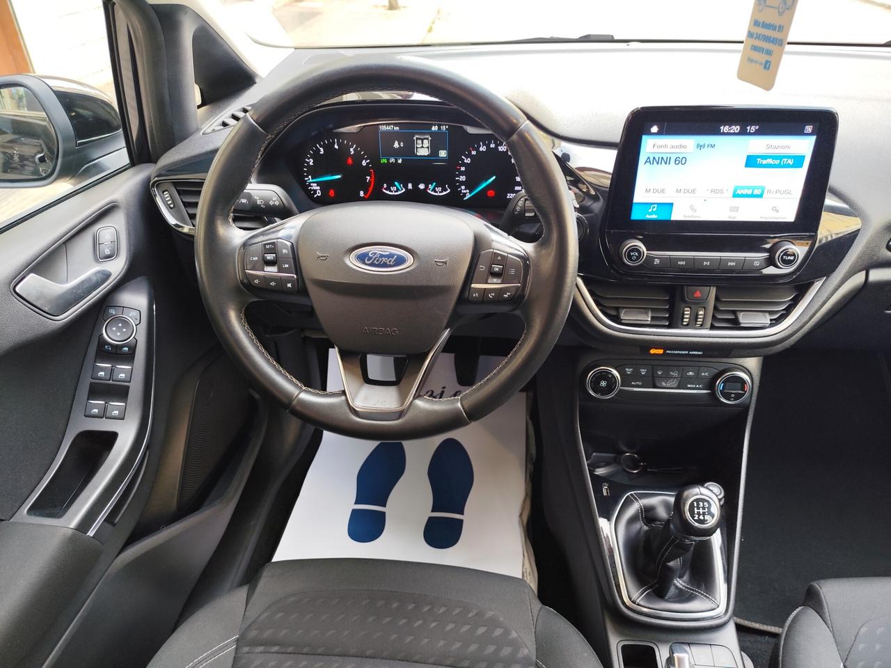 Ford Fiesta 1.1 BENZ/GPL 75CV TITANIUM PERFETTA