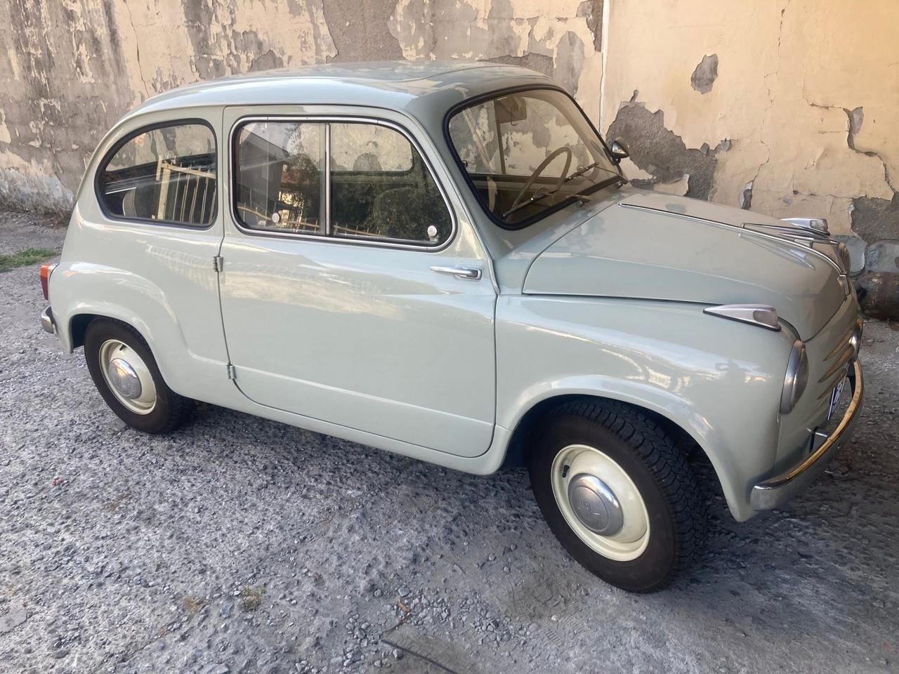 Fiat 600 Prima serie vetri scorrevoli - 1956