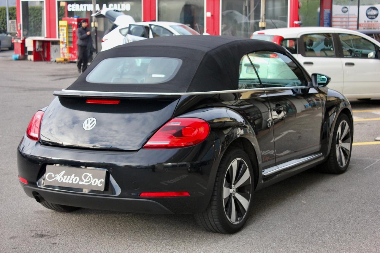 Volkswagen Maggiolino DSG CUP CABRIO 1.2 TSI BIXENON NAVY SEDILI RISC.