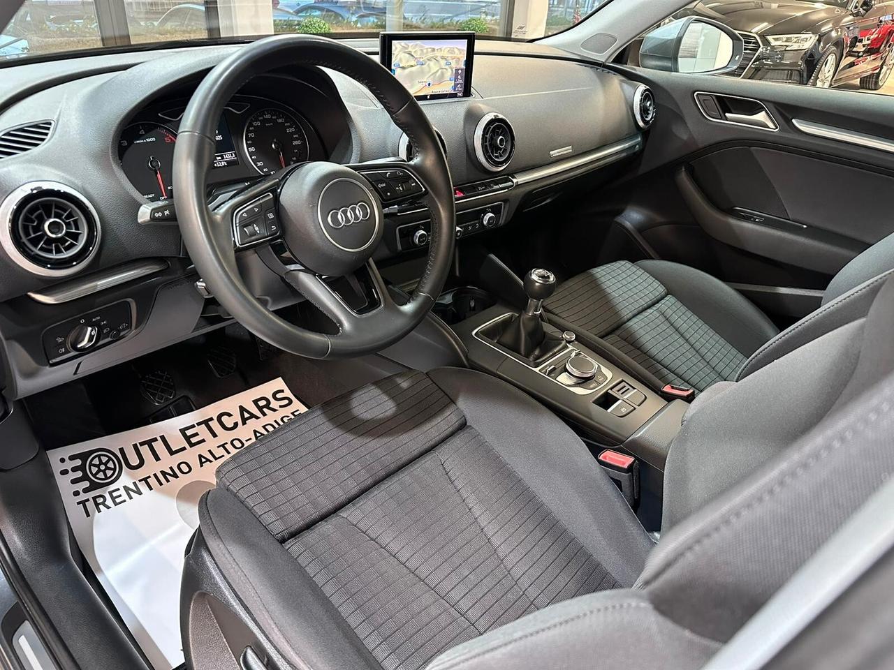 AUDI A3 SBK 30 1.6TDI 116CV 2019 MANUALE