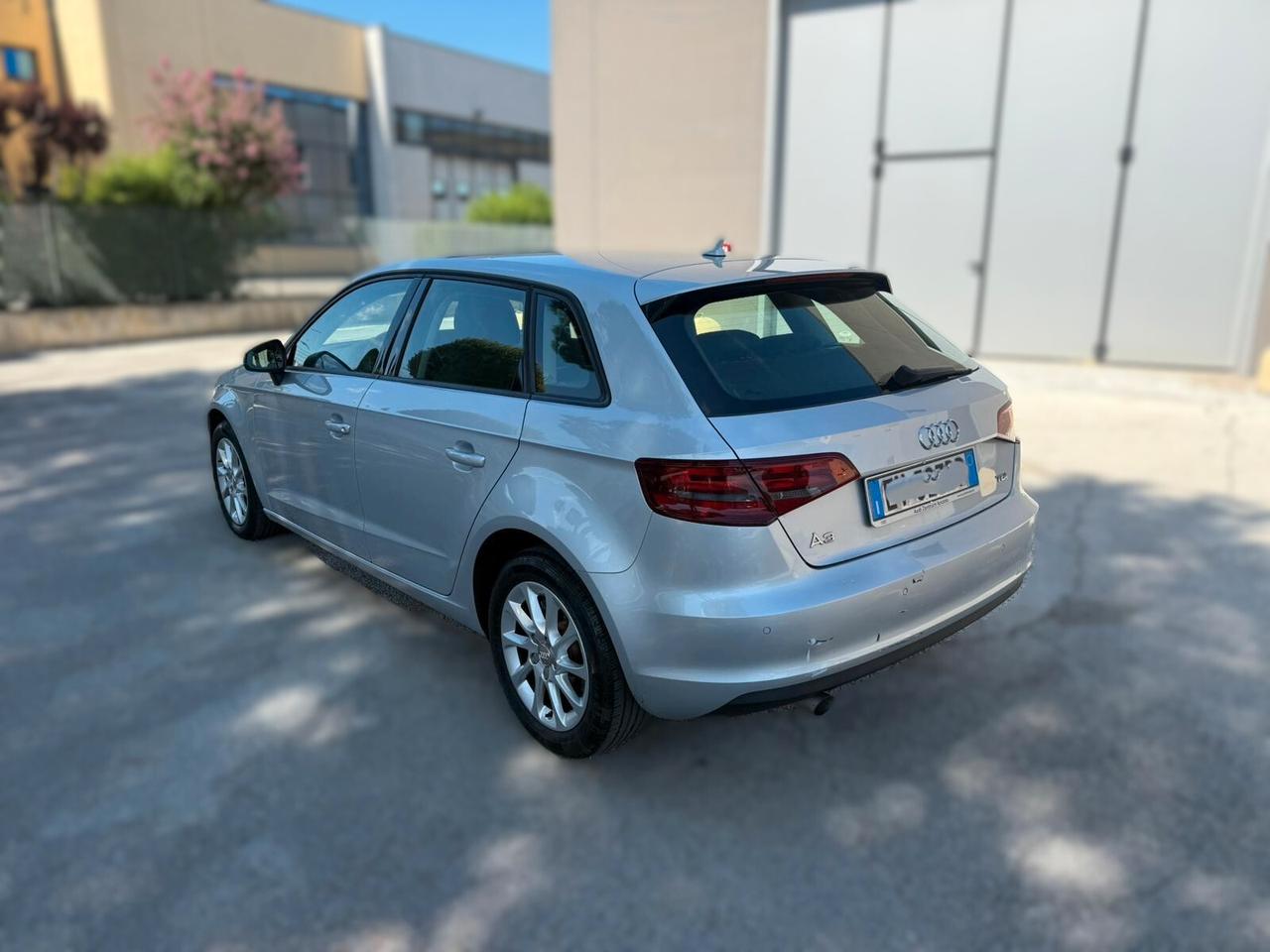 AUDI A3 SPB 1.6 TDI 2015 12 MESI DI GARANZIA