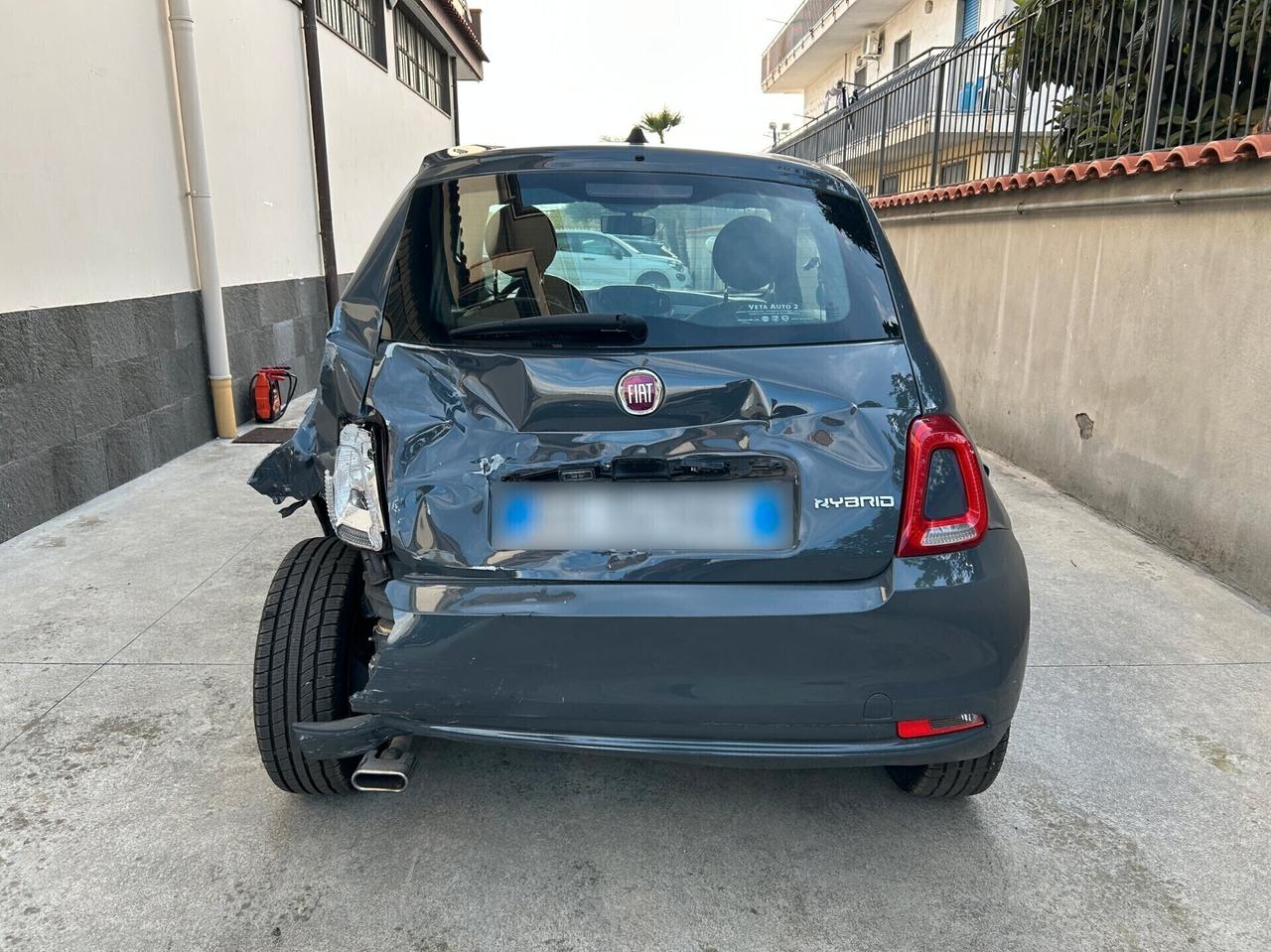 Fiat 500 1.0 Hybrid - 2021 Incidentata